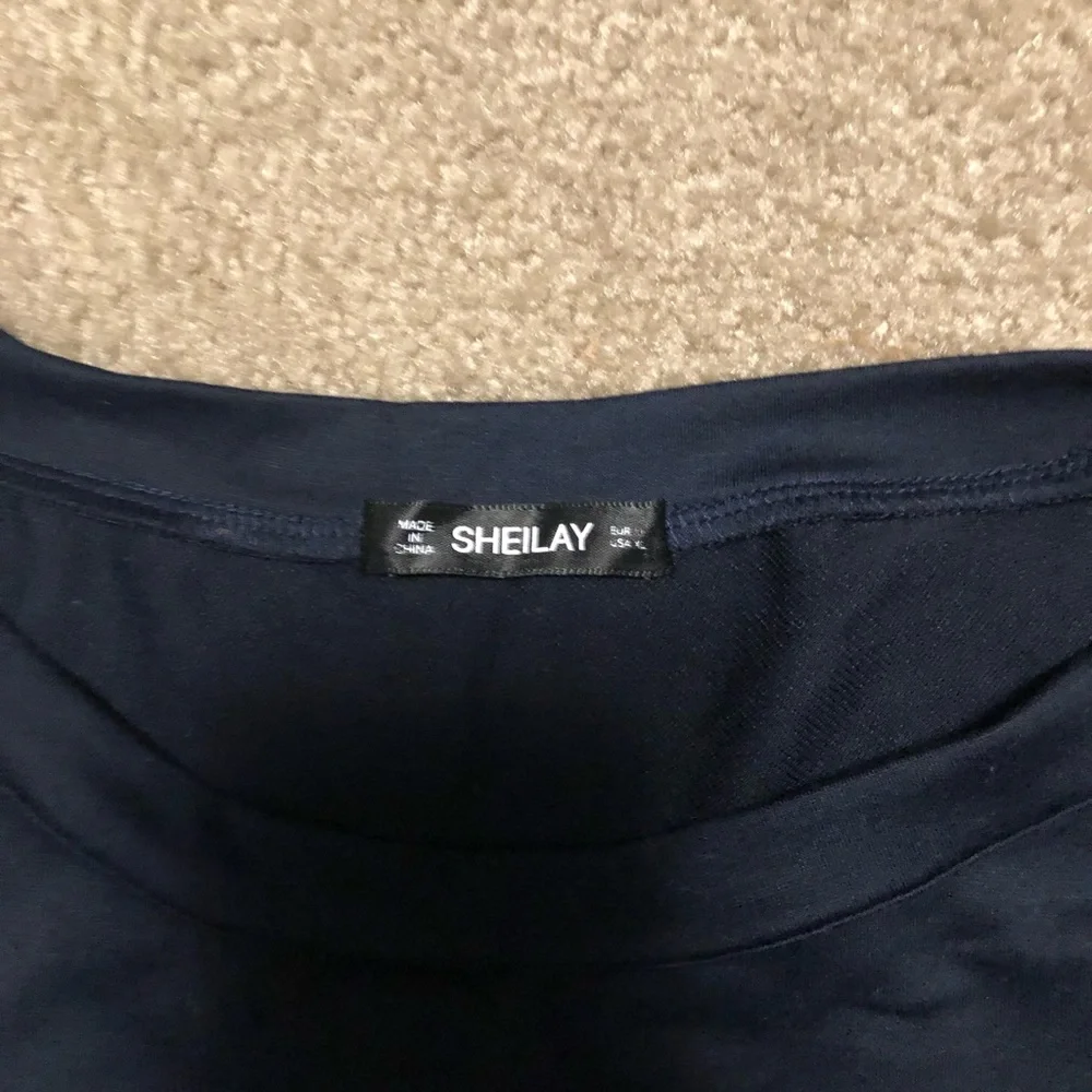 2 WOMENS long sleeve silky light giraffe inspired top by SHEILAY BRAND SIZE XL - Picture 3 of 12